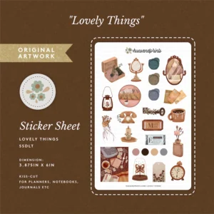 Lovely Things - stickers, planner sticker, themed sticker, decorative and aesthetic