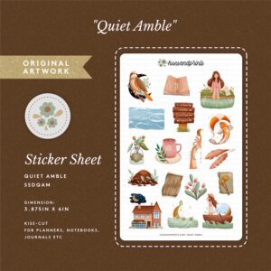 Quiet Amble - Cosy stickers for planners, journals and notebooks