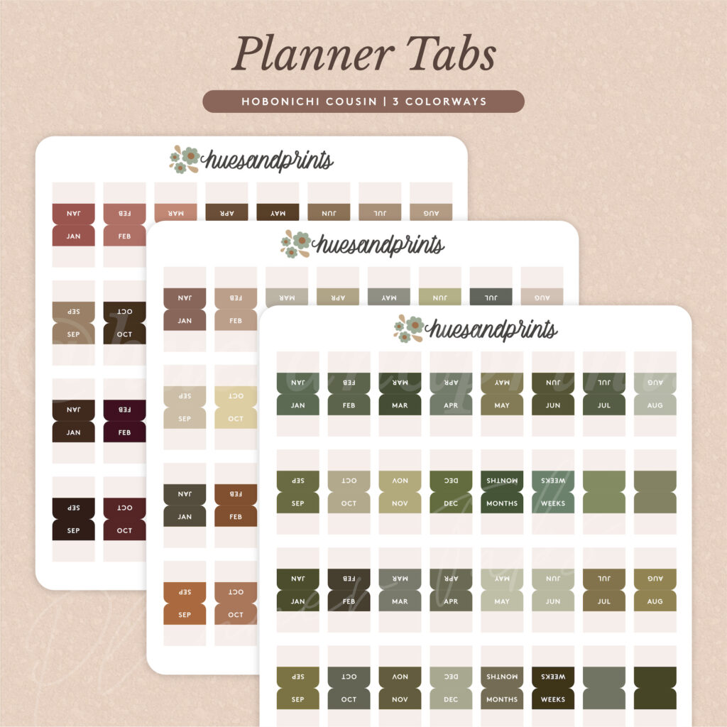 Hobonichi Cousin Tabs 2.0