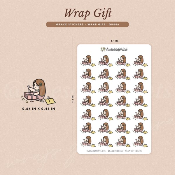 character planner sticker for planners, journals and notebooks