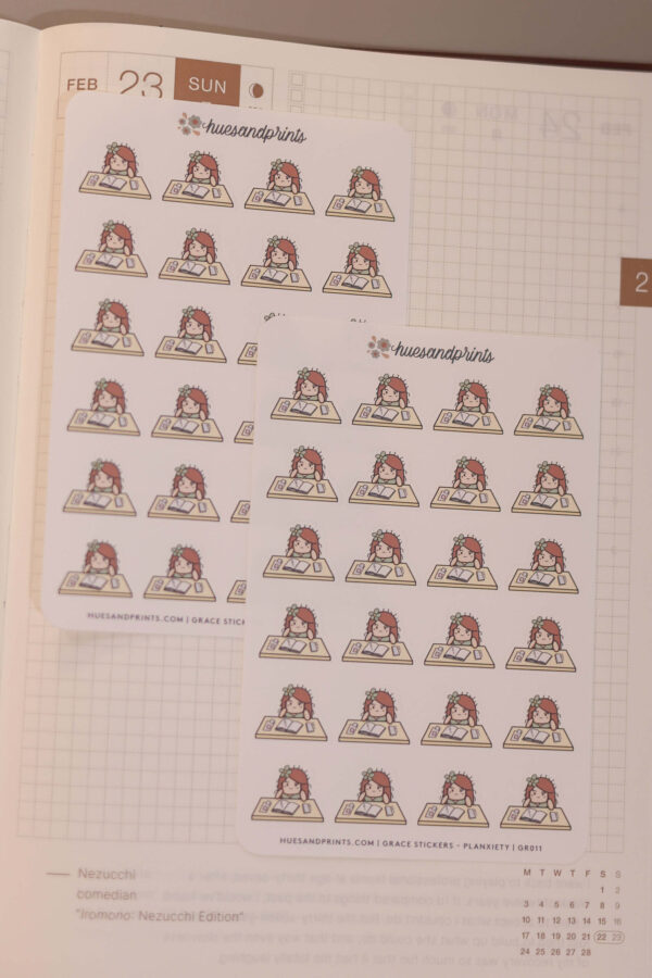 Planxiety - character planner sticker - Grace - Image 4