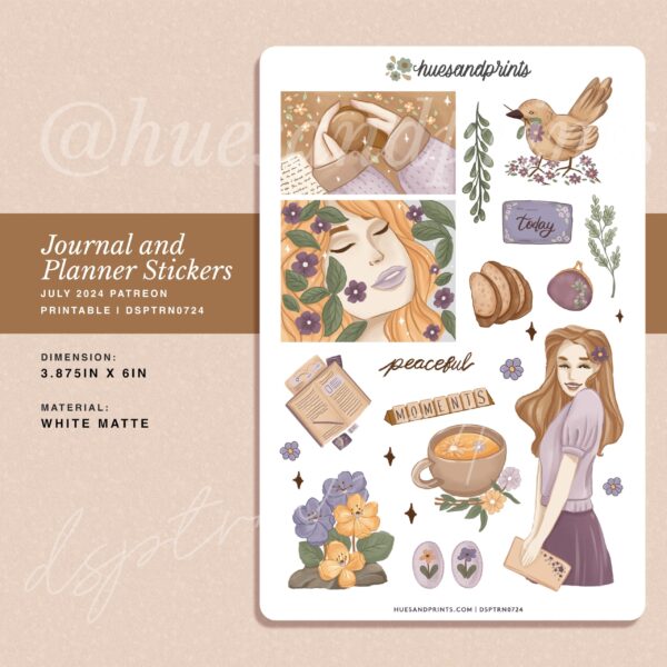 Decorative Stickers - for planners and journals | DSPTRN0724 - Image 2