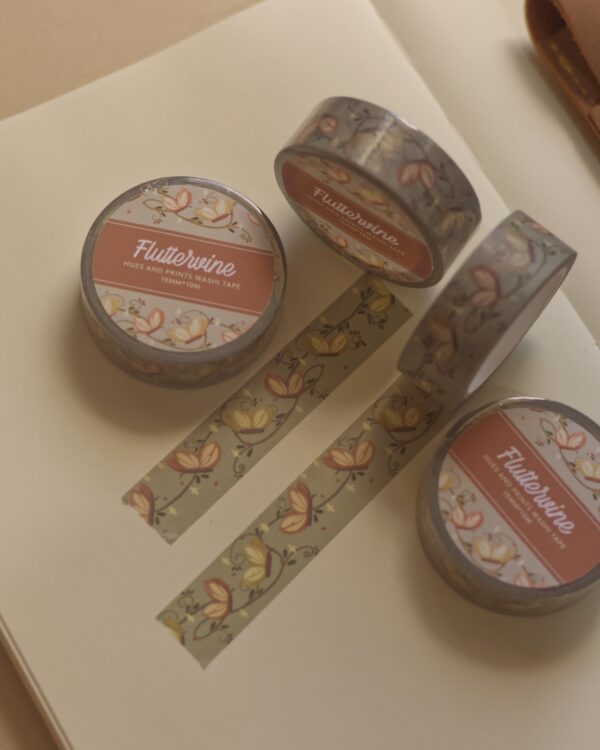 Fluttervine washi Tape, stationery, scrapbooking, journal, planner