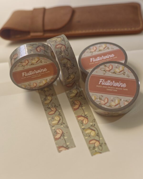 Fluttervine washi Tape, stationery, scrapbooking, journal, planner