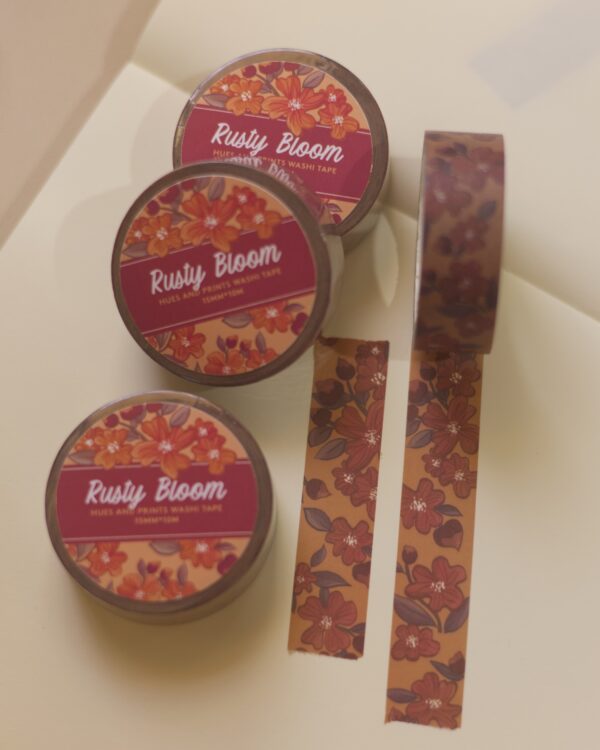 Rusty Bloom - washi tape for planners, journals, stationery - Image 3
