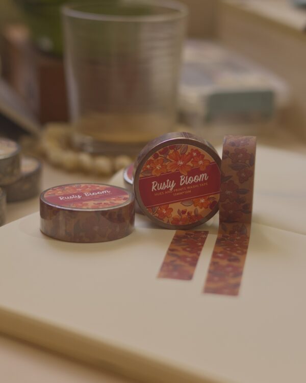 Rusty Bloom - washi tape for planners, journals, stationery - Image 5