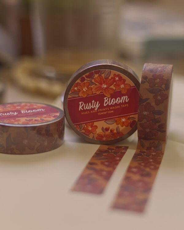 Rusty Bloom - washi tape for planners, journals, stationery - Image 7