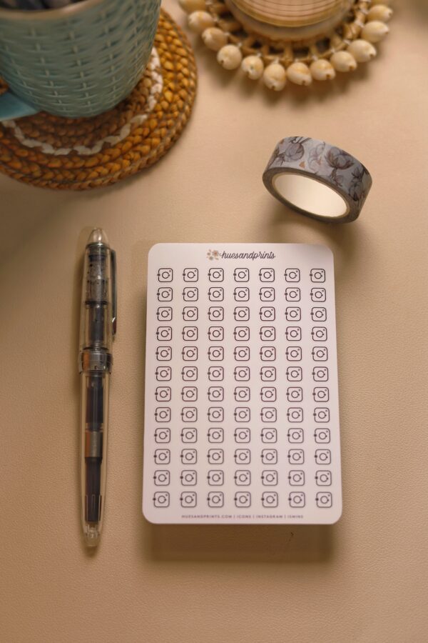 Icon sticker mini, instagram icon ISMCA