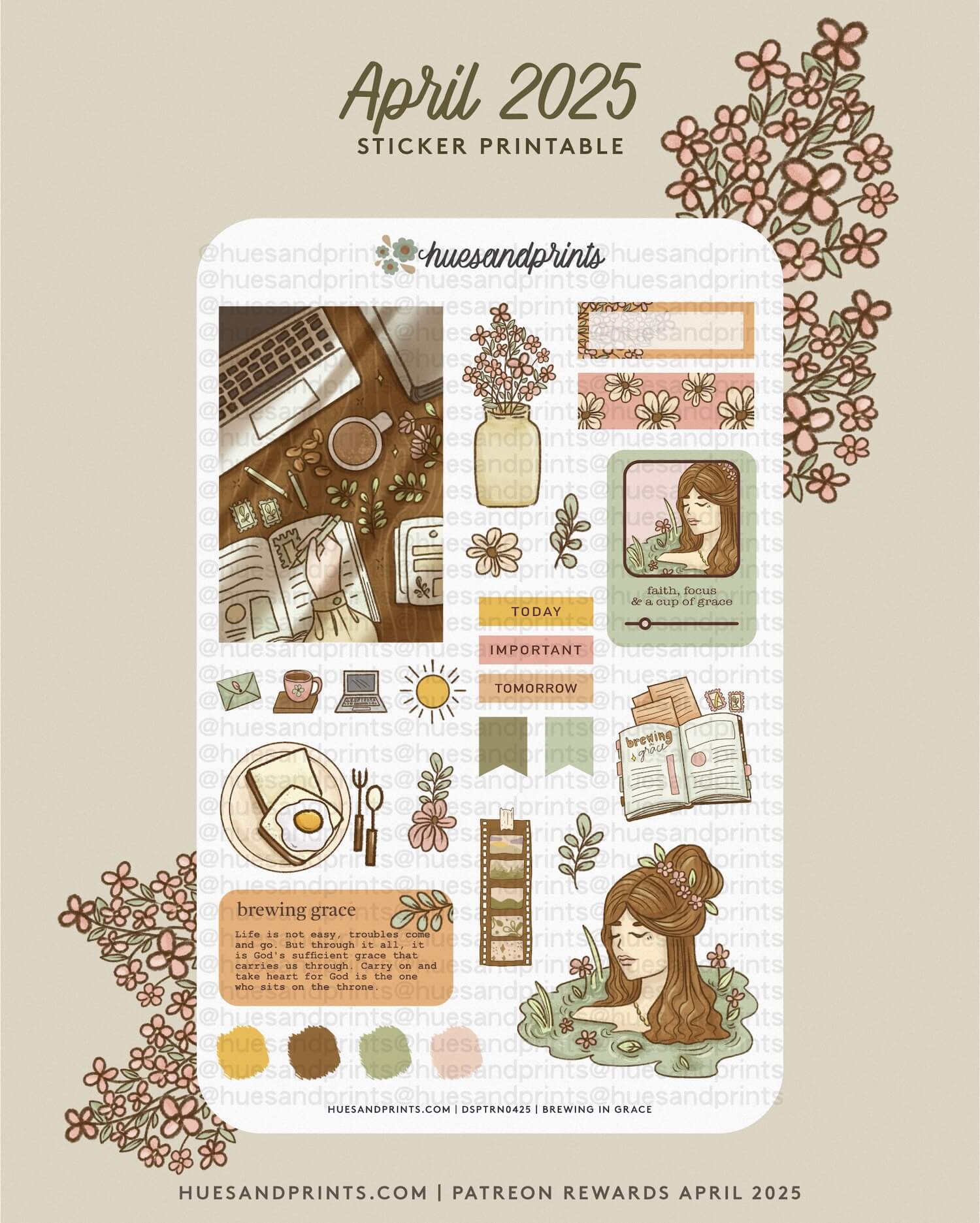 sticker printable, digital stickers, planner stickers, journal stickers, cliparta