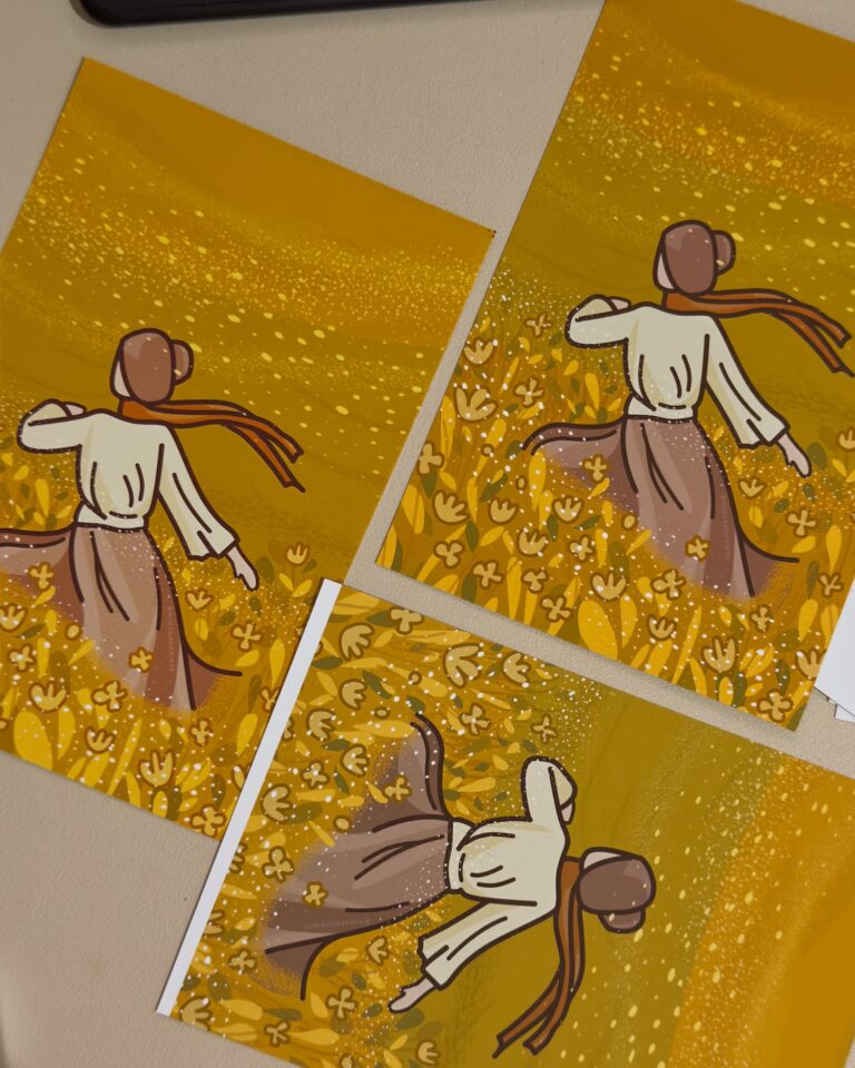 Art Prints, happy mail for July on Patreon. Drift field, art print testing