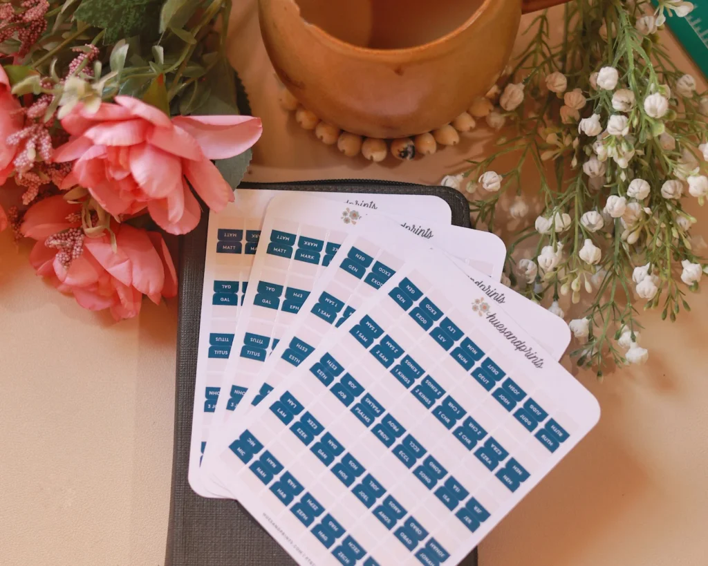 Holy Bible Tabs Sea Blue