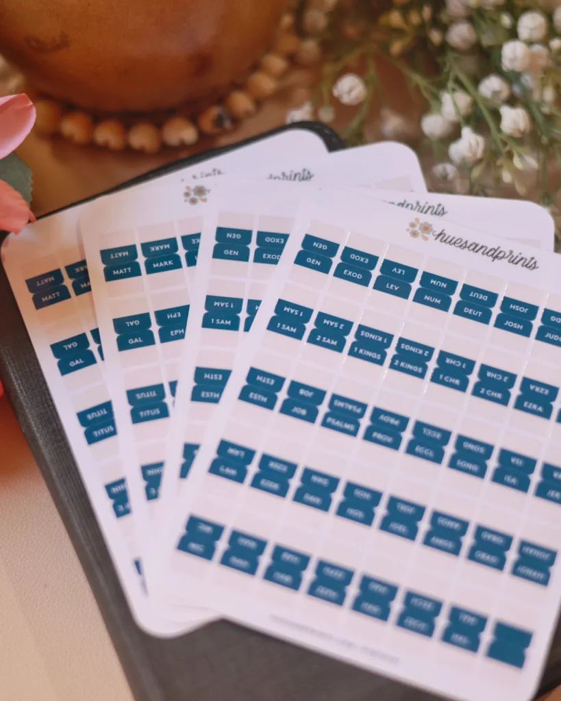 Holy Bible Tabs Sea Blue