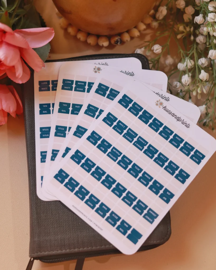 Holy Bible Tabs Sea Blue