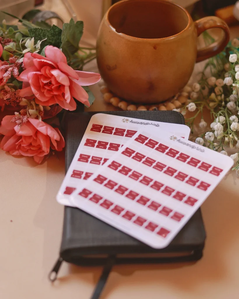 Holy Bible Index Tabs - Dark Red