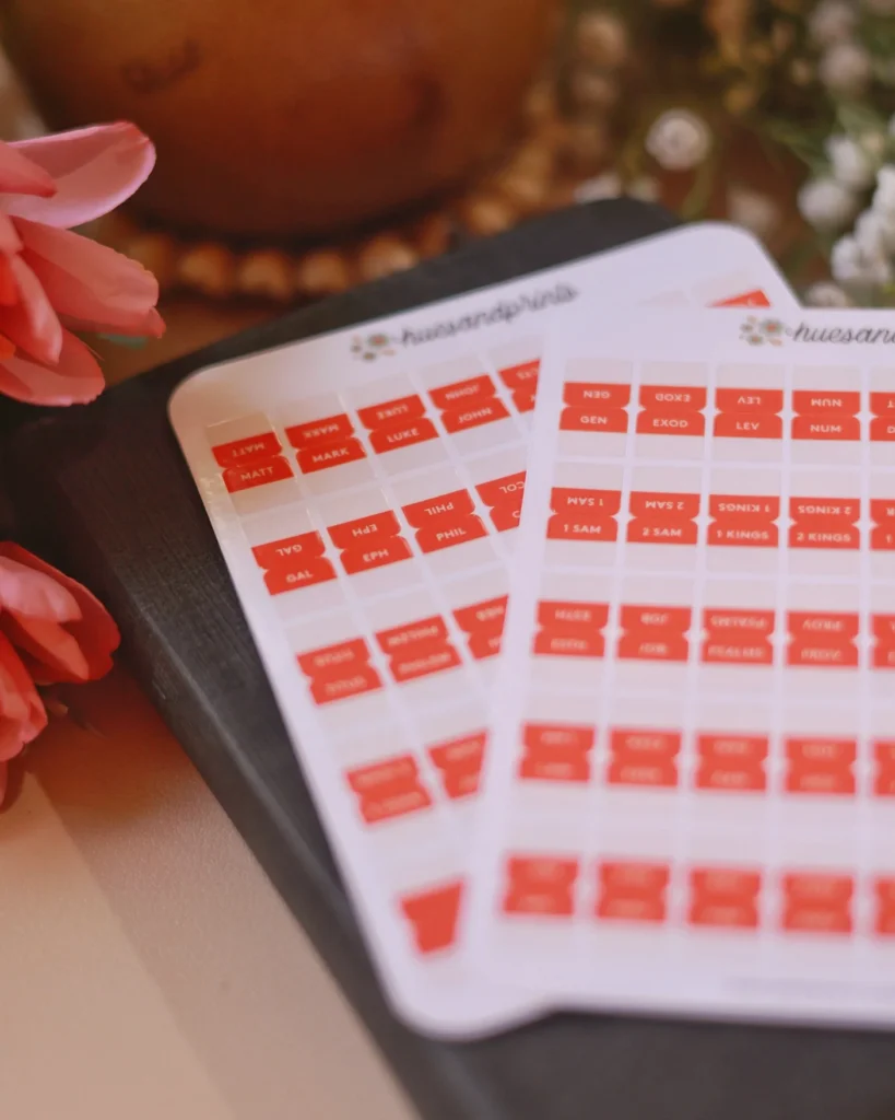 Holy Bible Tabs Persimmon